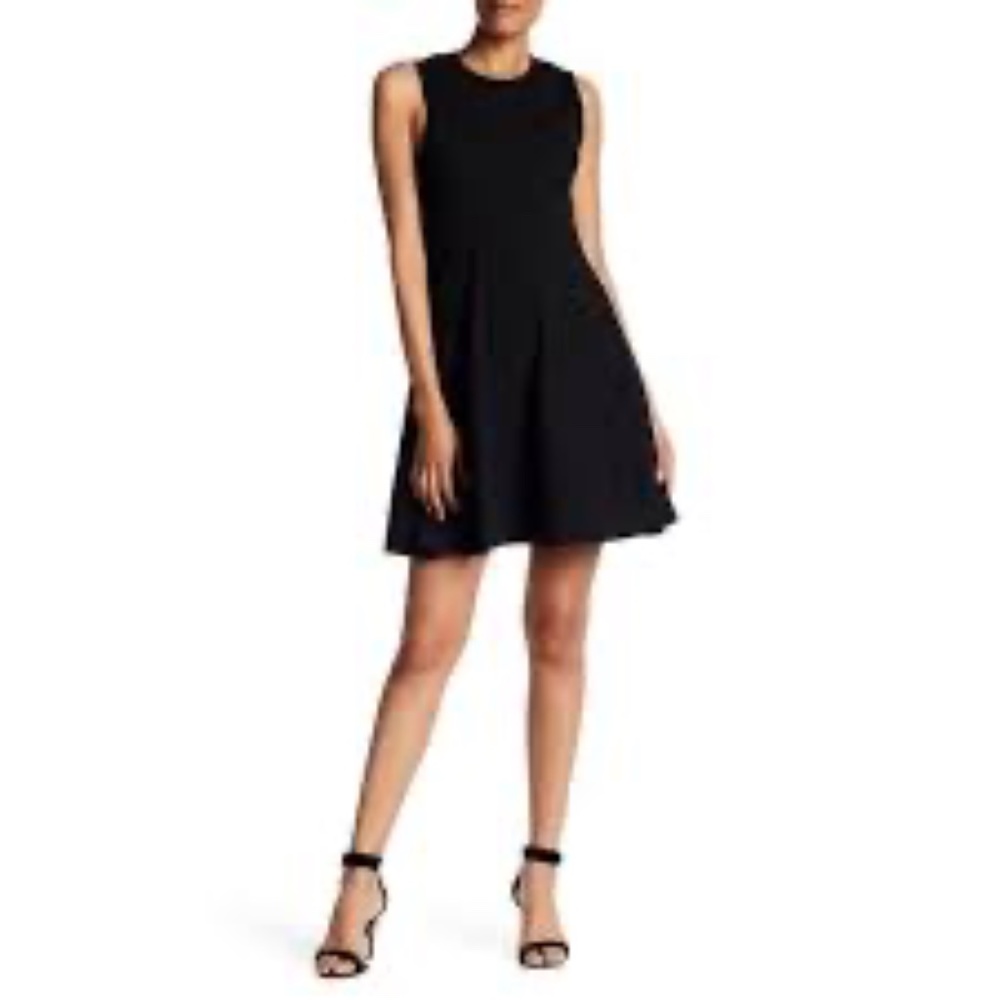 Theory Tespa Admiral Crepe Fit and Flare Dress - Size 8